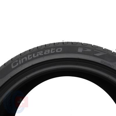 5. Opony 215/45 R17 4x PIRELLI 91W XL Cinturato P7 KA Letnie 2019 Jak Nowe 7-8mm