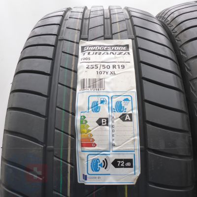 2. Opony 255/50 R19 2x BRIDGESTONE 107Y XL Turanza T005 Letnie 2019