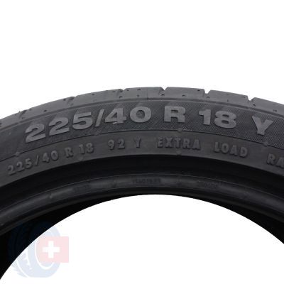 4. 2 x CONTINENTAL 225/40 R18 92Y XL ContiSportContact 5 MO Lato 7-7,5mm 2016