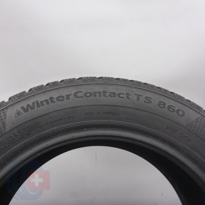 6. Opony 205/55 R16 2x CONTINENTAL 91T WinterContact TS860 Zimowe 2019 7,2-7,8mm