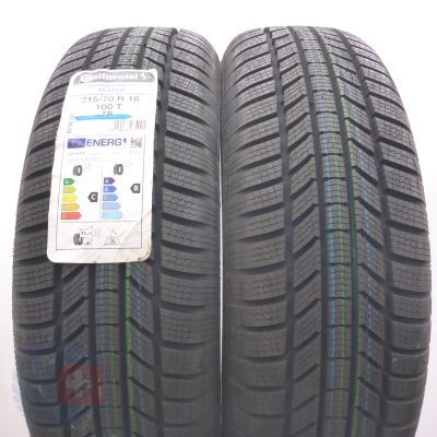 Opony 215/70 R16 2x CONTINENTAL 100T  WinterContact TS 870 P Zimowe 2022