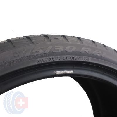 4. 2 x PIRELLI 315/30 R21 105V XL N0 Winter SottoZero 3 Zima 2018 5,5-6mm