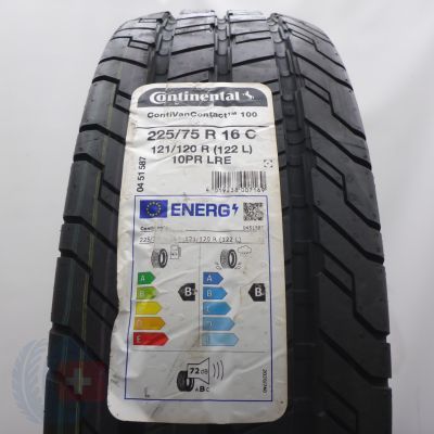 2. Opona 225/75 R16C 1x CONTINENTAL 121/120R ContiVanContact 100 Letnia 2023