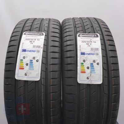 Opony 225/55 R18 2x CONTINENTAL 98V PremiumContact 7 Letnie 2023 
