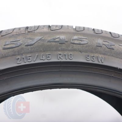 6. Opony 215/45 R18 2x PIRELLI 93W XL Cinturato P7 Letnie 2020 