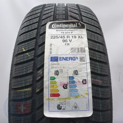 Opona 225/45 R19 1x CONTINENTAL 96V XL WinterContact Ts870P Zimowa 2022 Nieużywana