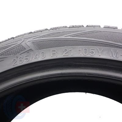 5. Opony 265/40 R21 4x YOKOHAMA 105Y XL Wintrac Pro + Zimowe 2023, 2024 7,8-8mm