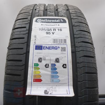 Opona 225/55 R16 1x CONTINENTAL 95V EcoContact6 Letnia 2022 Nieużywana