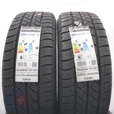 5. Opony 205/65 R16C 4x GOODYEAR 107/105RT Vector 4Seasons Cargo Wielosezonowe 2024 