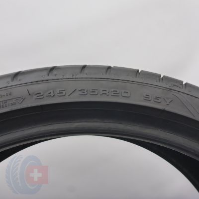 7. Opony 245/35 R20 2x GOODYEAR 95Y XL Eagle F1 Asymetric 3 RFT BMW  Letnie 2022/23 5-5mm
