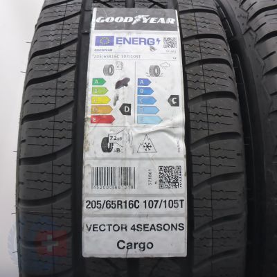 3. Opony 205/65 R16C 4x GOODYEAR 107/105RT Vector 4Seasons Cargo Wielosezonowe 2024 