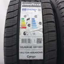 3. Opony 205/65 R16C 4x GOODYEAR 107/105RT Vector 4Seasons Cargo Wielosezonowe 2024 