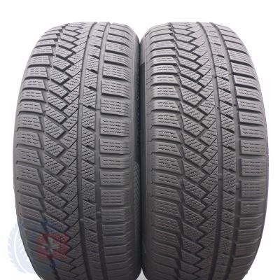 5. 4 x CONTINENTAL 215/55 R18 99V XL WinterContact TS850P Zima 7-7,8mm 2021 Jak Nowe