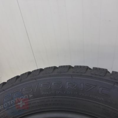 10. Opony 225/55 R17C 4x NOKIAN 109/107T Snowproof Zimowe 2025 8,2-8,5mm