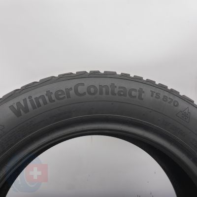 6. Opony 185/60 R15 4x CONTINENTAL 88T XL WinterContact TS 870 Zimowe 2022 7-8,2mm