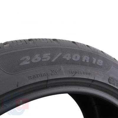 6. 2 x MICHELIN  265/40 R18 101V XL Pilot Alpin PA2 N2 Zima 7.2-7.5mm
