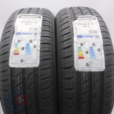 3. Opony 195/60 R15 4x BARUM 88V Bravuris 5 Letnie 2022 Jak Nowe
