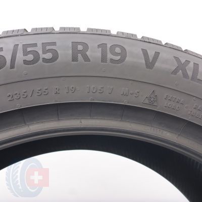 5. Opony 235/55 R19 2x CONTINENTAL 105V XL WinterContact TS870P Zimowe 2022 7,5-7,8mm