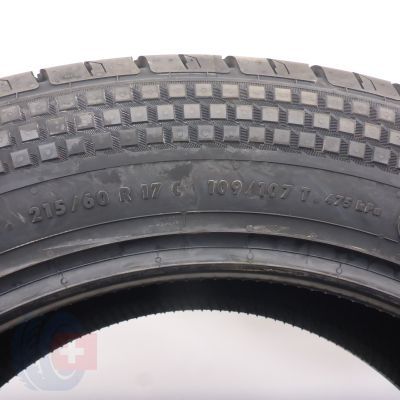 6. Opony 215/60 R17C 2x CONTINENTAL 109/107T VanContact Ultra Letnie 2022 Nieużywane 