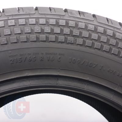 7. Opony 215/65 R16C 2x CONTINENTAL 109/107T VanContact Ultra Letnie 2022 8,2-8,4mm