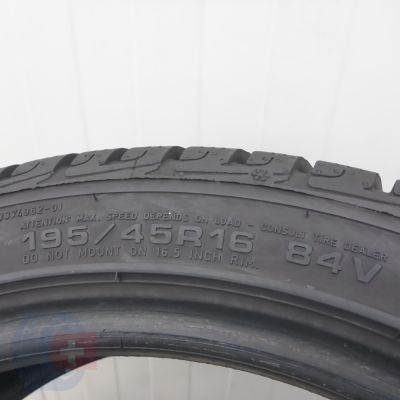 7. Opony 195/45 R16 2x GOODYEAR 84V XL UltraGrip Performance+ Zimowe 2021 8,8mm
