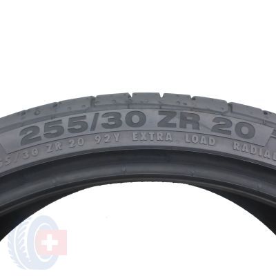 4. 1 x CONTINENTAL 255/30 ZR20 92Y XL ContiSportContact 5P Lato 2009 6.5mm