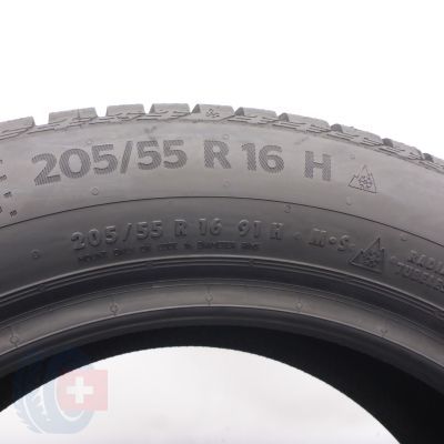 3. Opona 205/55 R16 1x CONTINENTAL 91H WinterContact TS 860S BMW RunFlat Zimowa 2022 Nieużywana 
