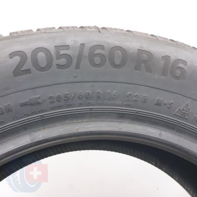 7. Opony 205/60 R16 4x CONTINENTAL 92H WinterContact TS 870 P  Zimowe 2022 