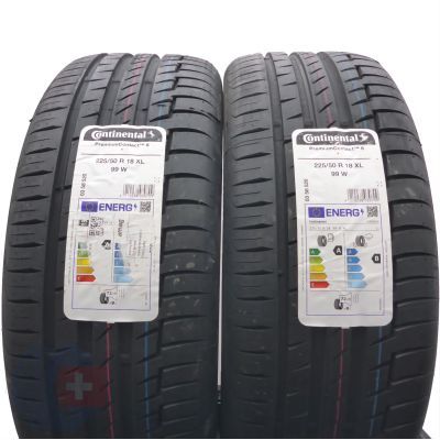 4. Opony 225/50 R18 4x CONTINENTAL 99W XL PremiumContact6 BMW Letnie 2025 Nieużywane