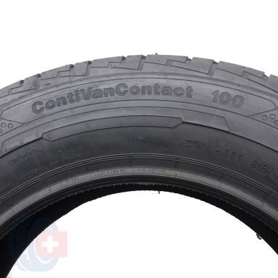 6. Opony 205/70 R17C 2x CONTINENTAL 115/113R ContiVanContact 100 Letnie 2021 Jak Nowe Nieużywane