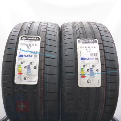 Opony 235/35 R19 2x CONTINENTAL 91Y XL SportContact 6 BMW Letnie 2022 
