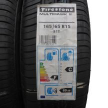 2. 4 x FIRESTONE 165/65 R15 81T MultiHawk 2 Lato 2015 Jak Nowe