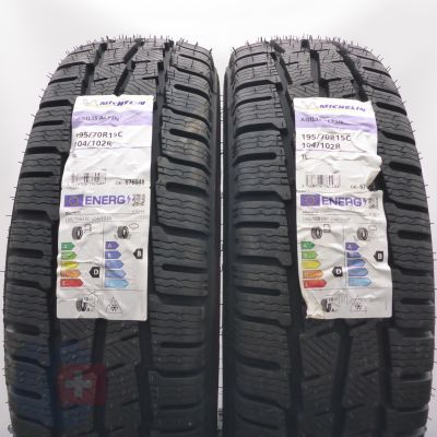 3. Opony 195/70 R15C 4x MICHELIN 104/102R Agilis Alpin Zimowe 2025 Nieużywane