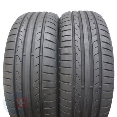 2 x DUNLOP 205/55 R17 95V XL SportbluResponse Lato 2017 Jak Nowe