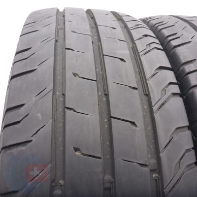 2. Opony 225/65 R16C 2x CONTINENTAL 112/110R ContiVanContact 200 Letnie 2022 7,8-8,2mm