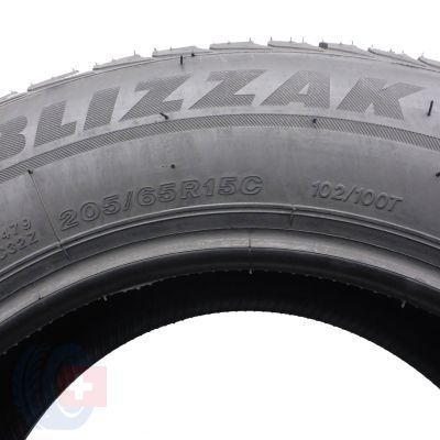 7. Opony 205/65 R15C 4x BRIDGESTONE 205/65 R15C 102/100T Blizzak LM-32C Zimowe 2021 Jak Nowe
