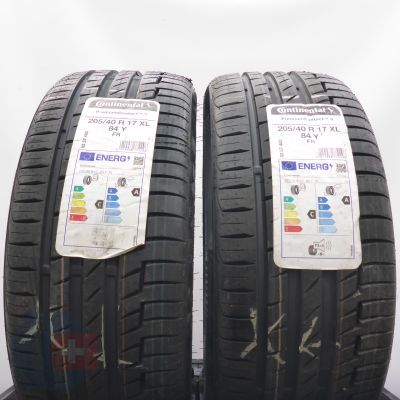 5. Opony 205/40 R17 4x CONTINENTAL 84Y XL PremiumContact6 Letnie 2023 Nieużywane