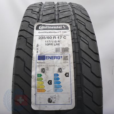 Opona 235/60 R17C 1x CONTINENTAL 117/115R ContiVanContact 100 Letnia 2022 Nieużywana