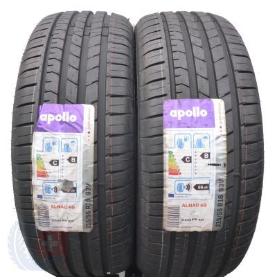 4. Opony 215/55 R16 4x APOLLO 93V Alnac 4G letnie 2017 Nieużywane