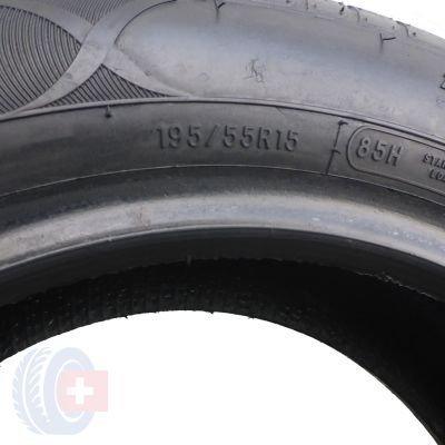 5. 4 x COOPER 195/55 R15 85H CS2 Lato 2015 Jak Nowa 7,8-8mm