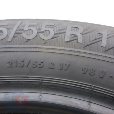 8. Opony 215/55 R17 4x GISLAVED 98V XL Euro Frost 6 Zimowe 2023 8mm
