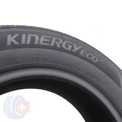 4. 2 x HANKOOK 175/65 R14 82T Kinergy Eco 2 K435 Lato 2021 Jak Nowe 6,8-7mm