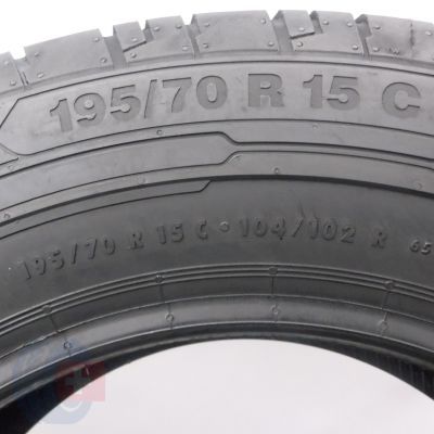 5. Opony 195/70 R15C 2x CONTINENTAL 104/102R ContiVanContact Letnie 2019 Nieużywane