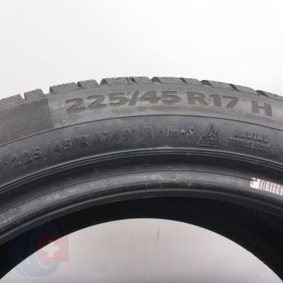 7. Opony 225/45 R17 4x CONTINENTAL 91H WinterContact TS 860 S RFT BMW Zimowe 2022 
