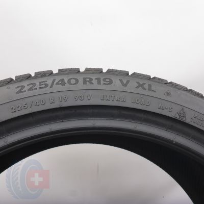 6. Opona 225/40 R19 2 x CONTINENTAL 93V XL WinterContact TS 860 S Zimowe 2023 7,8-7,2mm