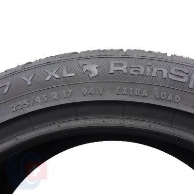 6. Opony 225/45 R17 4x UNIROYAL 94Y XL RainSport 3 Letnie 2018 Jak Nowe Nieużywane