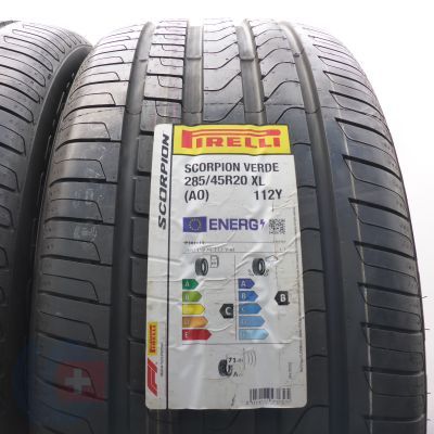 2. Opony 285/45 R20 2x PIRELLI 112Y XL Scorpion Verde A0 Letnie 2021 