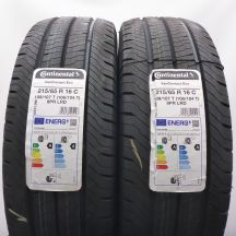 3. Opony 215/65 R16C 4x CONTINENTAL 109/107T VanContact Eco Letnie 2022 Nieużywane 