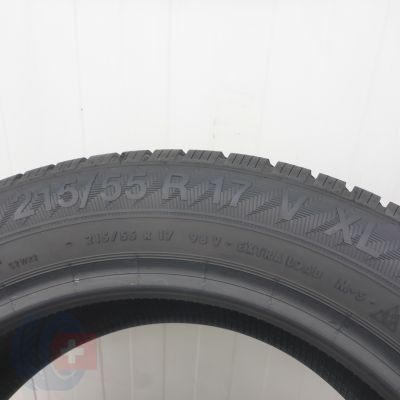 7. Opony 215/55 R17 4x GISLAVED 98V XL Euro Frost 6 Zimowe 2023 7,2 i 7mm