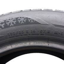 5. Opony 195/55 R16 2x ESA TECAR 87H SuperGrip Pro zimowe 2020 Jak Nowe